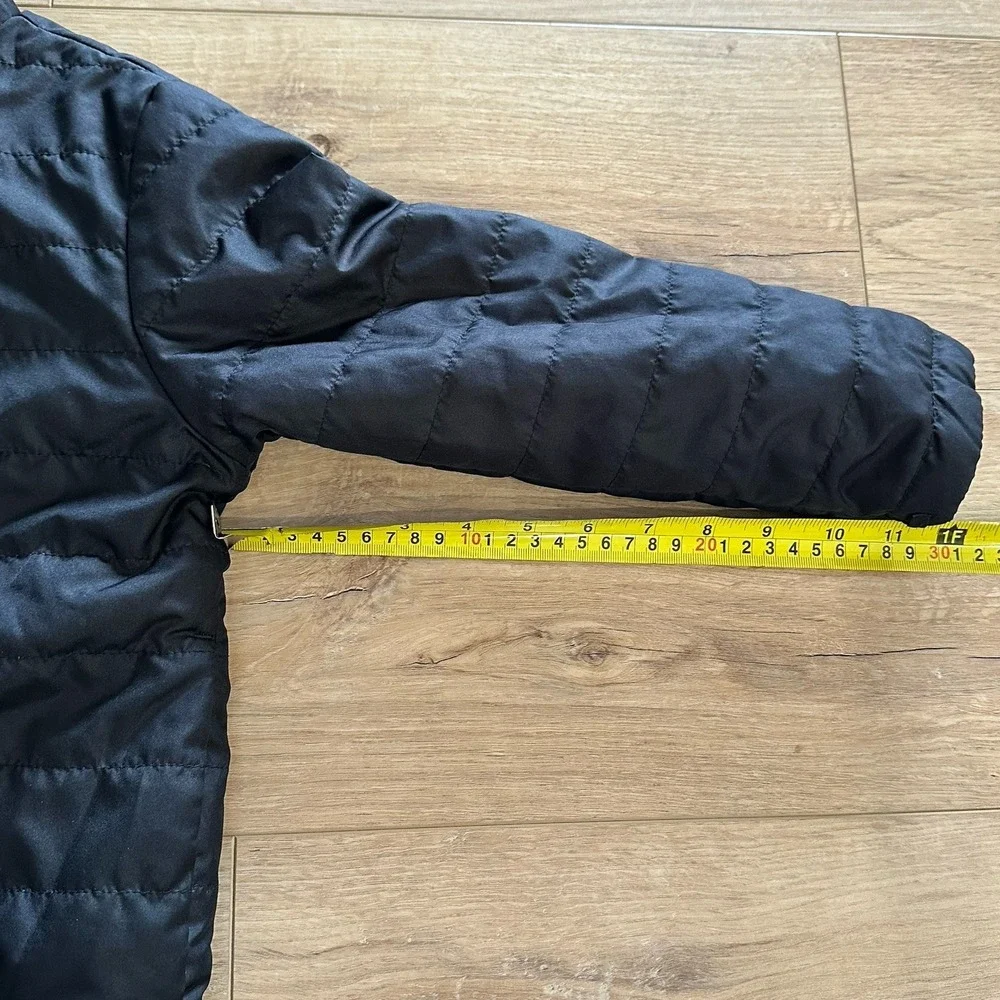 Swiss Tech Boys Black Small XS 4/5 Fleece Lined Hooded Jacket Coat Double Layer‎